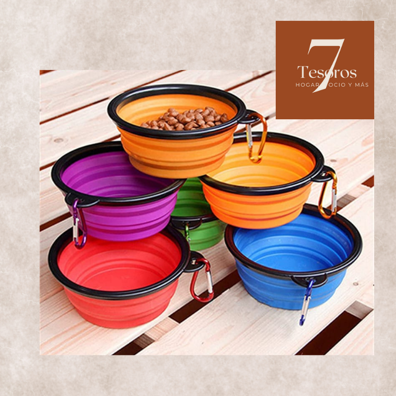 ➡️Pack: Plato Plegable+ Cepillo de Baño + Dispensador bolsas caca perro OFERTA DESTACADA