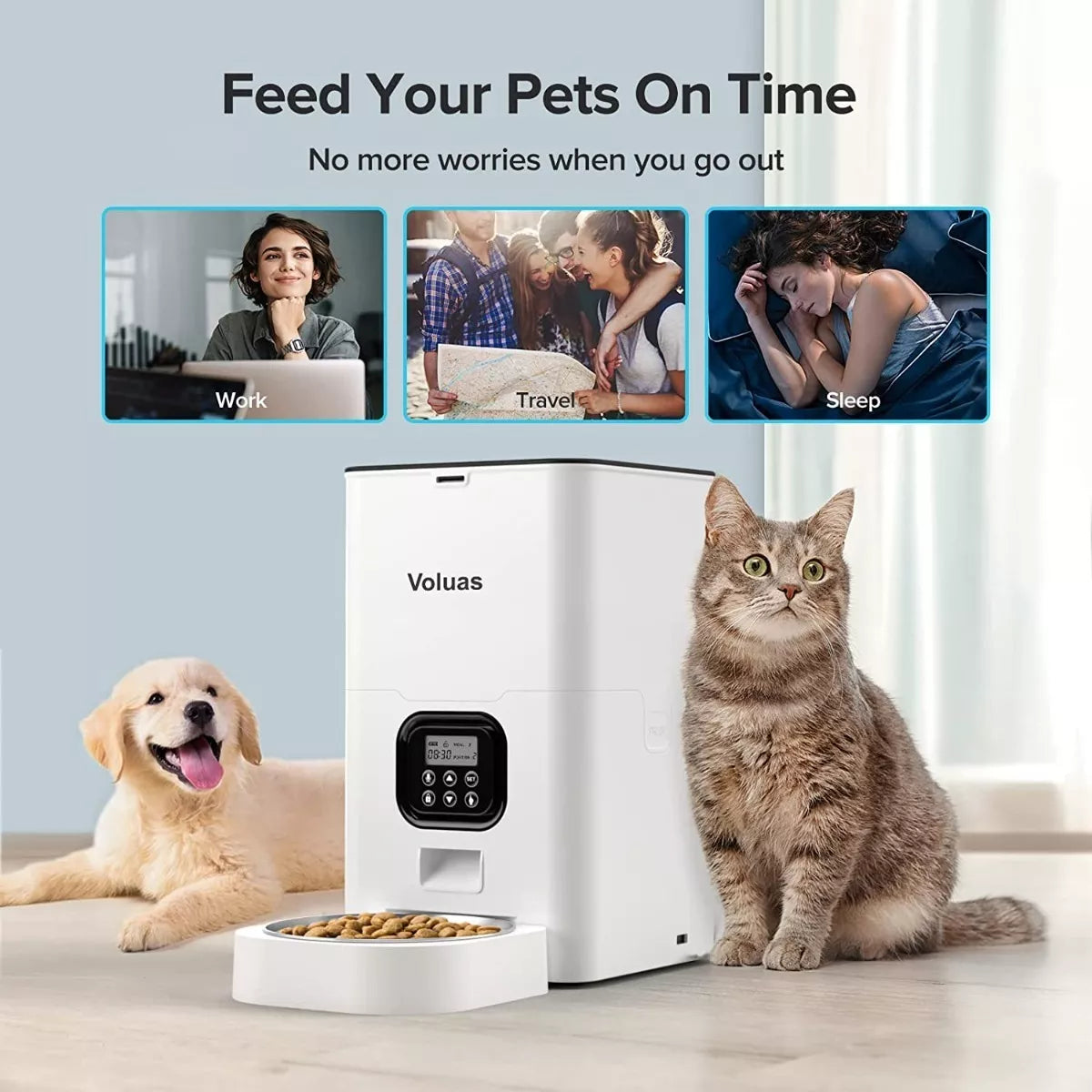 ➡️Dispensador de Comida Automático mascotas ¡40% de descuento!