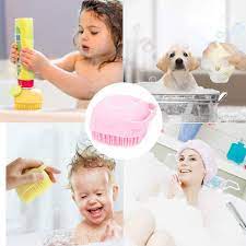 ➡️Cepillo Dispensador de jabón para baño , perro y gato (mascotas)