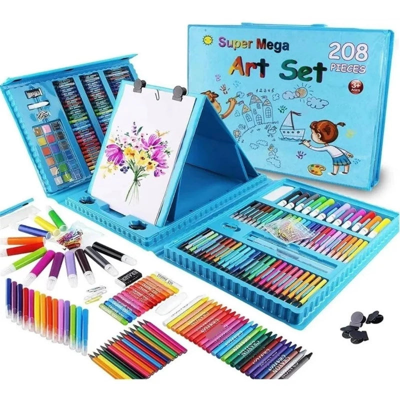 Set De Arte/dibujo para niños. Incluye 208 Piezas