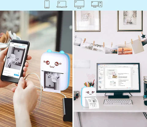 ➡️Impresora Térmica Gatito  Mini