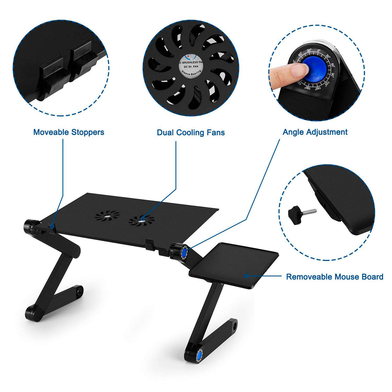 ➡️ Mesa Computador Portátil FlexiDesk Pro